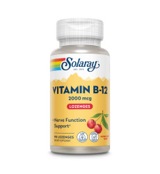 Vitamin B-12 2000mcg - 90 lozenges Natural Cherry