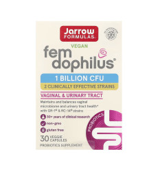 Vegan Fem Dophilus® 1 Billion Cfu - 30 vcaps (Пошкоджена банка)