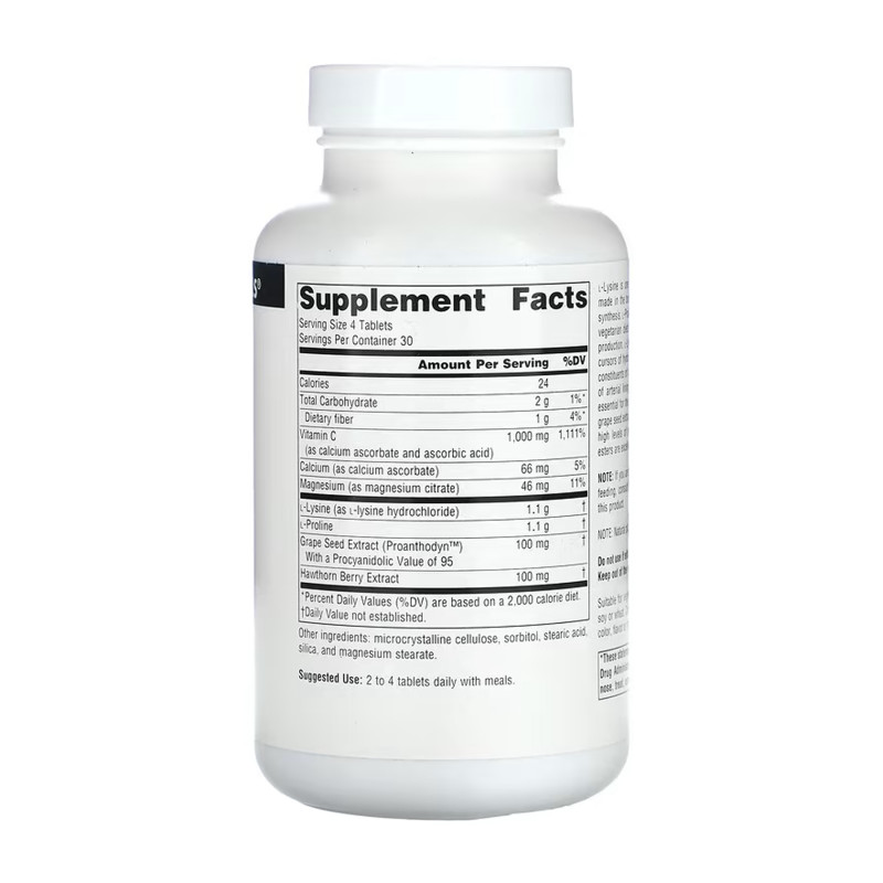 Proline & Lysine 550 mg - 120 tabs