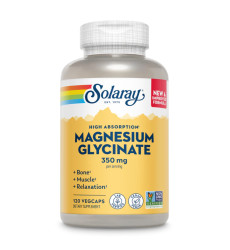 Magnesium Glycinate 350mg - 120 vcaps