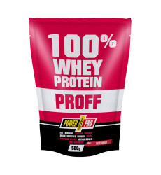 100% Whey Protein Proff - 500g Strawberry