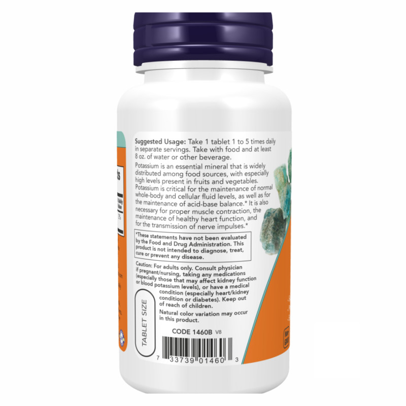 Potassium Gluconate 99mg - 100 tabs