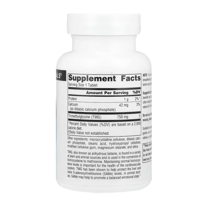 TMG 750mg - 60 tabs