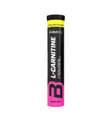 Effervescent L-Carnitine 500mg - 20 tabs Lemon-lime