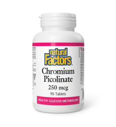 Chromium Picolinate 250mcg - 90 tabs