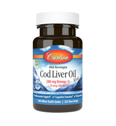 Cod Liver Oil - 100 mini softgels