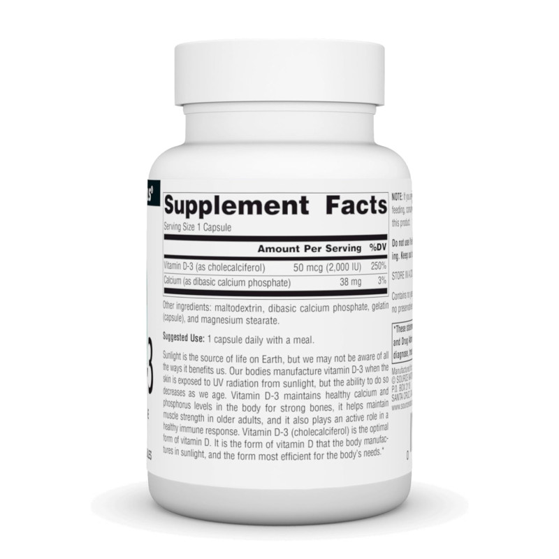 Vitamin D-3 2000 IU - 100 caps (Пошкоджена пломба)