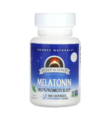 Sleep Science® Melatonin 1mg Peppermint - 100 lozenges