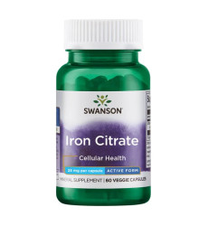 Iron Citrate 25mg - 60veg caps