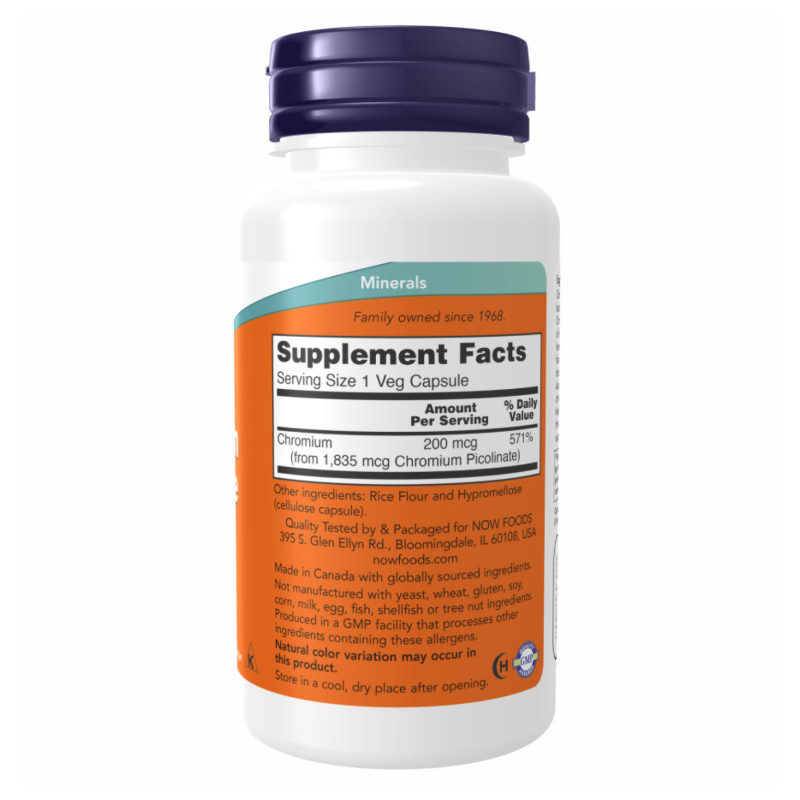 Chromium Picolinate 200mcg - 100caps