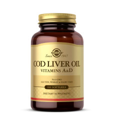 Cod Liver Oil Vitamins A&D - 100 softgels