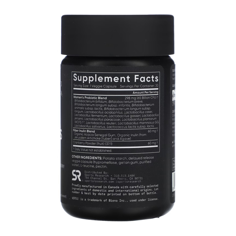 Daily Women's Probiotics 65 Billion CFU - 30 veg caps
