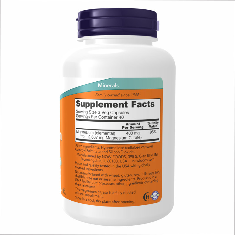 Magnesium Citrate - 120 caps (Пошкоджена банка)