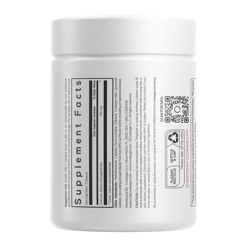 Liposomal Calcium AKG - 60 vcaps