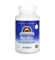 Sleep Science® NightRest™ with Melatonin - 100 tabs