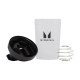 Plastic Shaker - 600ml Clear Black