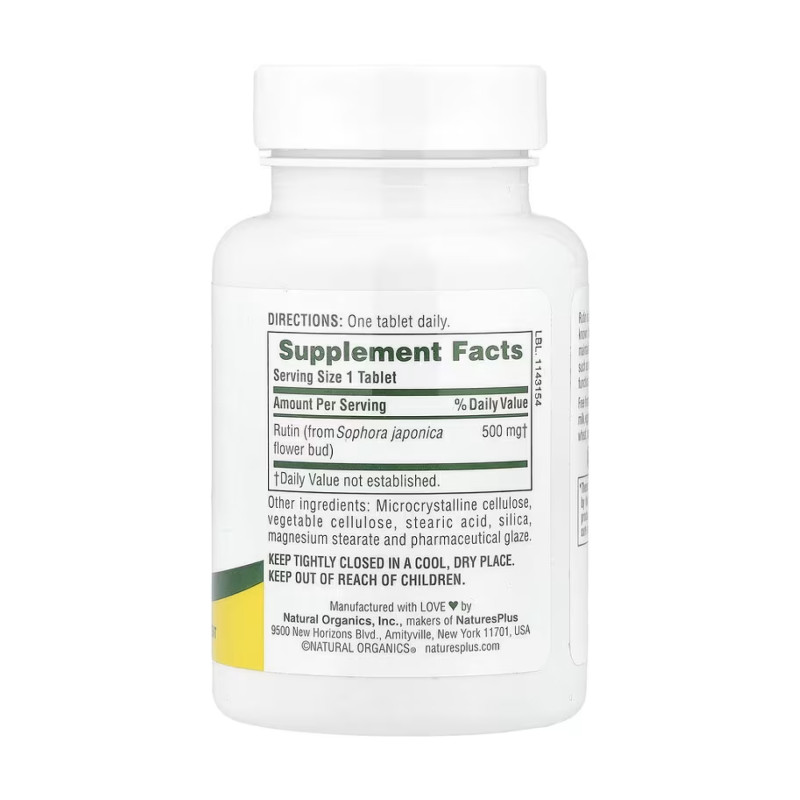 Rutin 500mg - 60 tabs