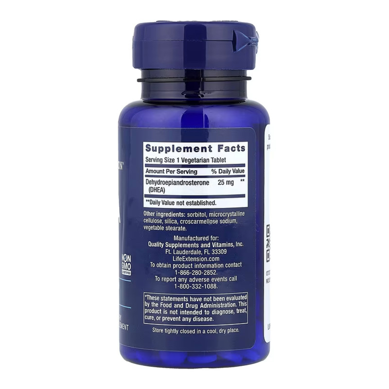 DHEA 25 mg - 100 lozenges (Пошкоджена банка)