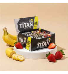 TITAN BAR - 9x85g Strawberry Banana