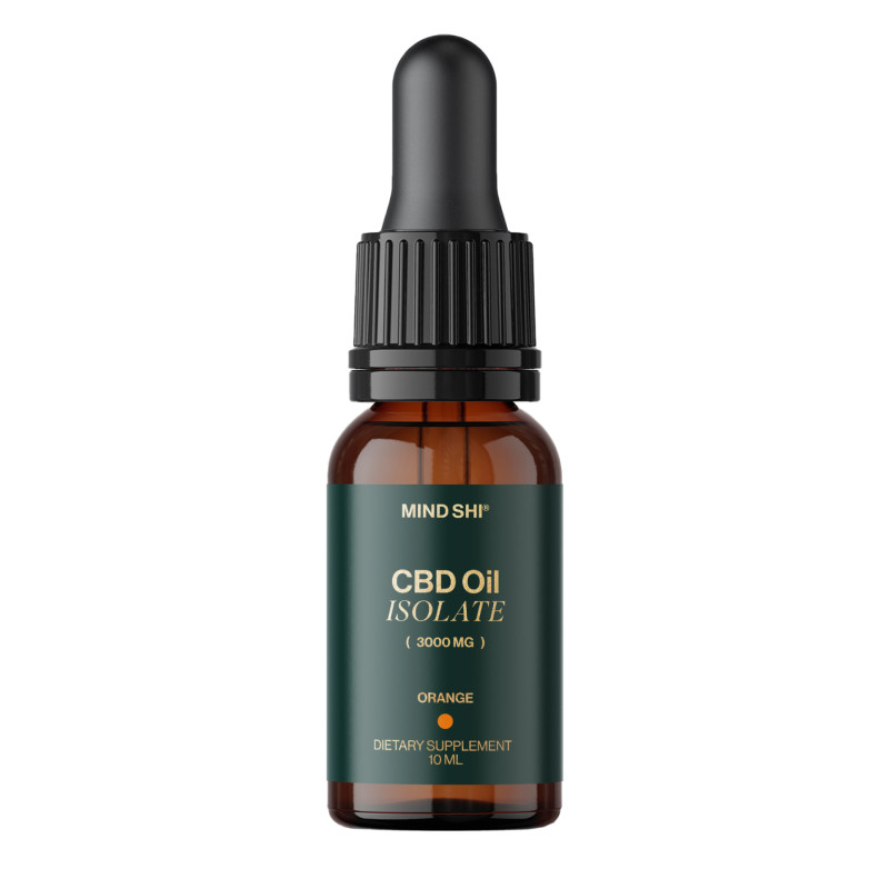 CBD Oil Isolate 3000 mg Orange - 10 ml (Пошкоджена банка)