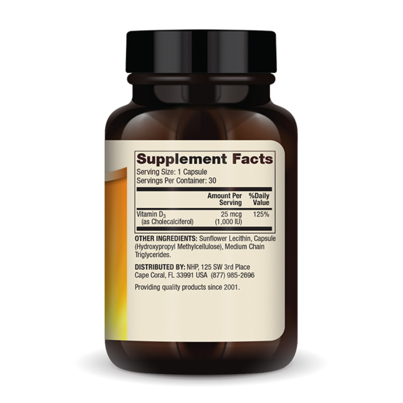 Liposomal Vitamin D3 1000 IU - 30 caps