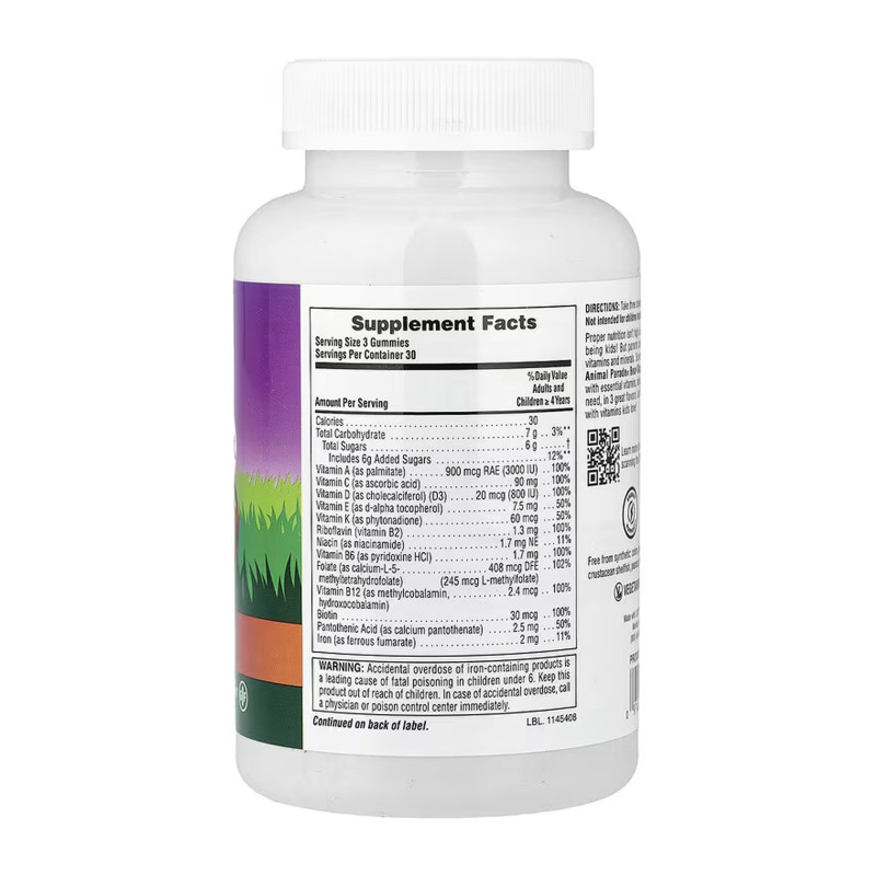 Children’s Multivitamin Gummies - 90 Gummies Cherry, Grape & Orange