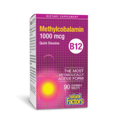 B12 Methylcobalamin 1000 mcg - 90 tabs (Пошкоджена упаковка)