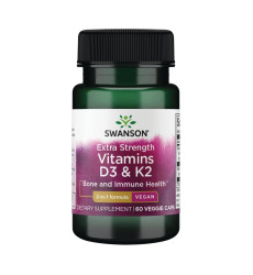 Extra Strength D3 & K2 5000 Iu & 100mcg - 60 vcaps