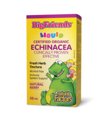 BigFriends Echinacea Alcohol-Free Fresh Herb Tincture for Kids - 50 ml (Пошкоджена банка)