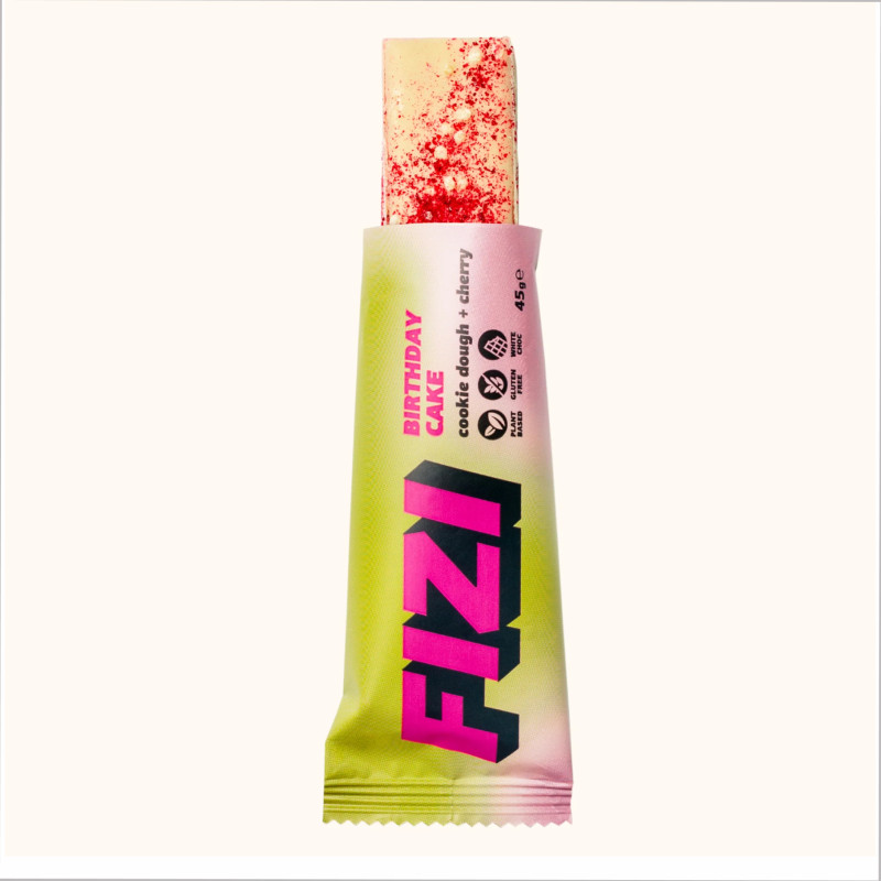 FIZI Protein Bar Box - 10x45g Cookie Dough + Chery
