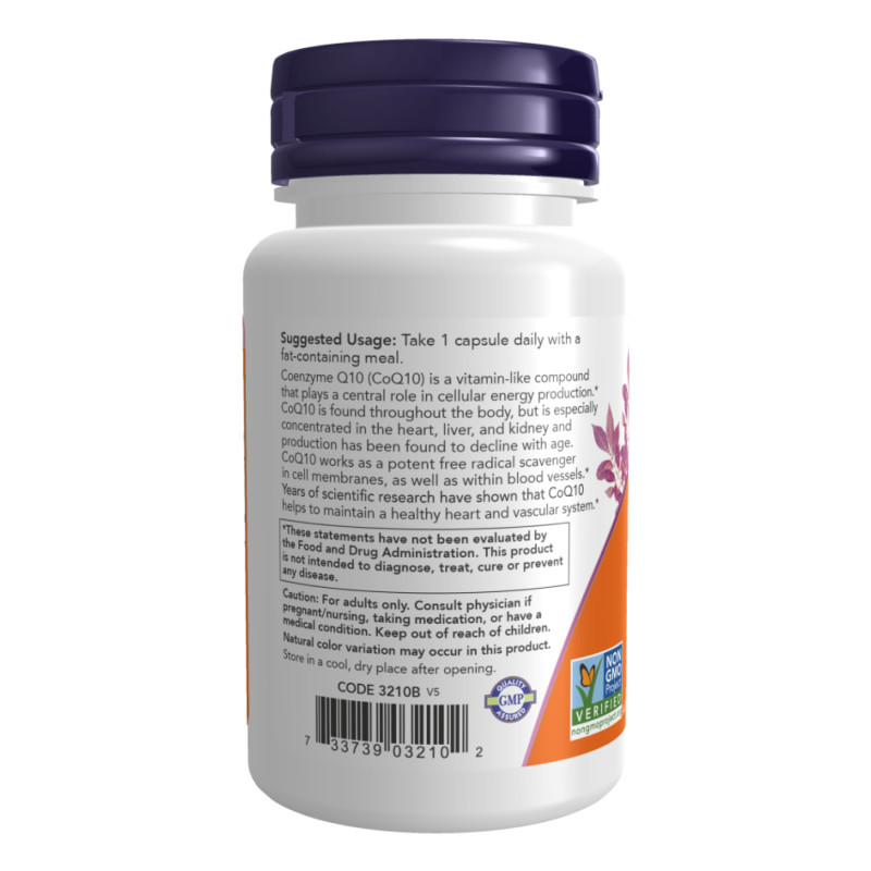 CoQ10 100mg - 90 vcaps (Пошкоджена банка)