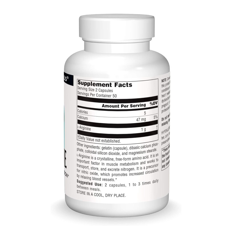 L-Arginine 500 mg - 50 tabs