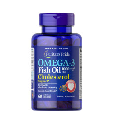 Omega-3 Fish Oil Plus Cholesterol Support - 60 softgels