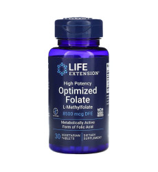 High Potency Optimized Folate 8500 mcg DFE - 30 tabs