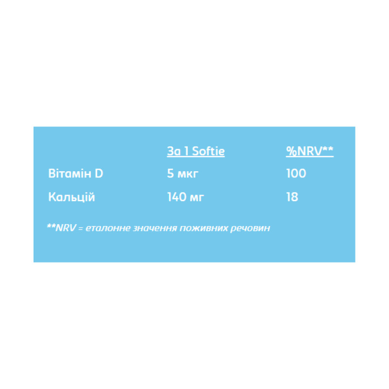 Softies Calcium & Vitamin D - 30 softgels Strawberry