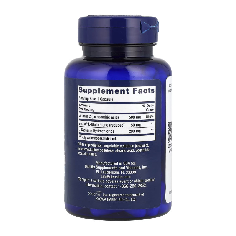 Glutathione Cysteine & C - 100 caps