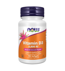 Vitamin D3 2500 IU - 180 softgels