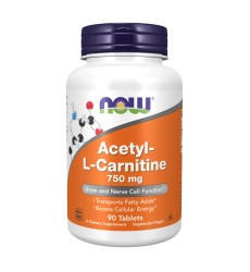 Acetyl L-Carnitine 750mg - 90 tabs