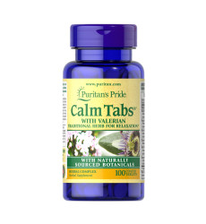 Calm Tabs Valerian Passion Flower Hops - 100tabs