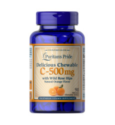 Vitamin C 500mg With Rose Hips - 90 chewables