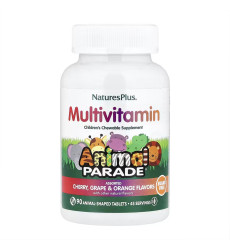 Animal Parade®, Multivitamin, Children's Chewable Supplement - 90 tabs Cherry, Grape & Orange