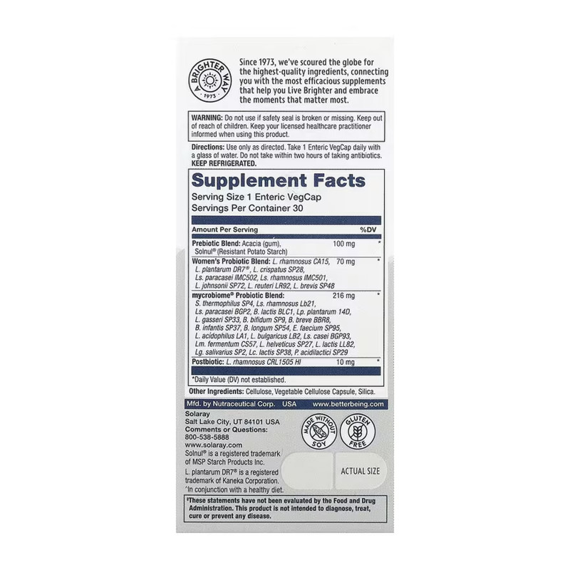 Complete Probiotic Women's - 30 vcaps