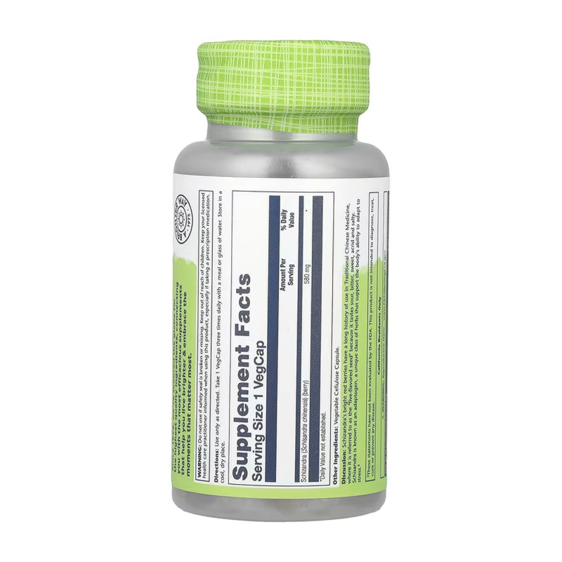 Schizandra Berry 580mg - 100 vcaps