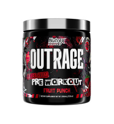 Outrage High‑Stim Pre‑Workout - 30 servings Fruit Punch