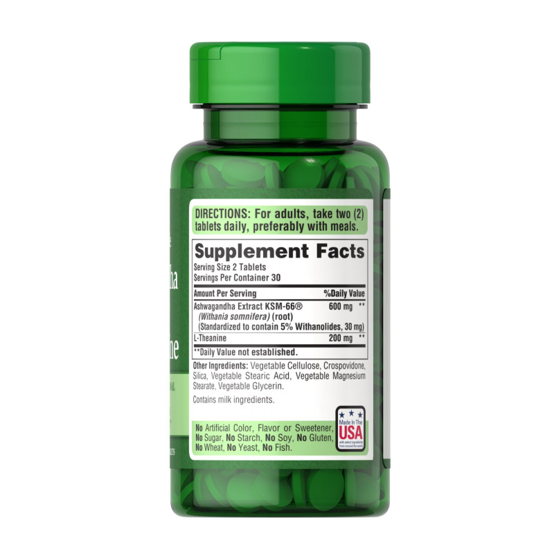 Ashwagandha KSM-66® & L-Theanine - 60 tabs