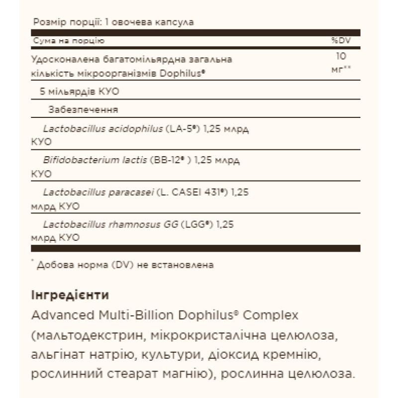 Advanced Multi-Billion Dophilus® - 60 vcaps