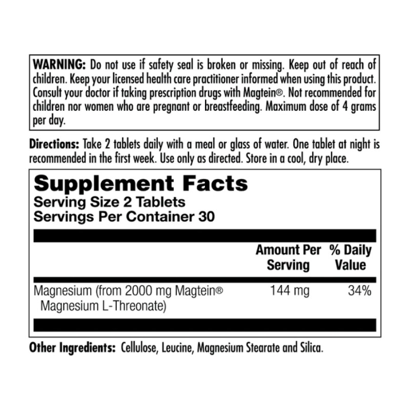 Think Magnesium L-Threonate - 60 tabs