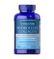 Hydrolyzed Collagen Pro - Structural Protein Type 1 and 3 Collagen - 180caps
