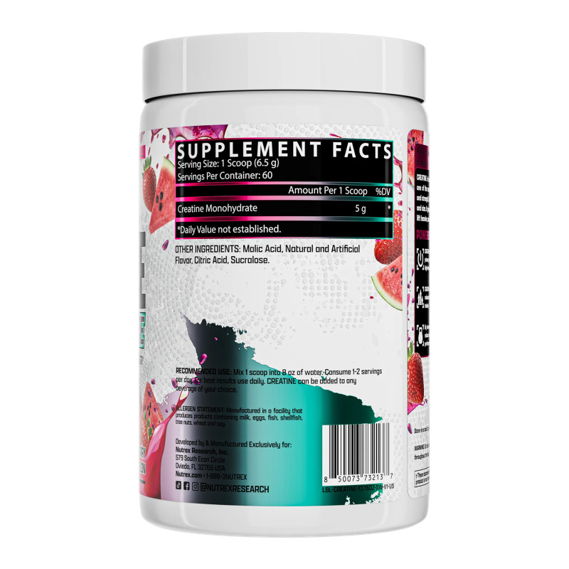 Creatine Monohydrate - 390g Strawberry Watermelon