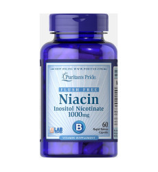 Flush Free Niacin Inositol Niccotinate 1000mg - 60 caps
